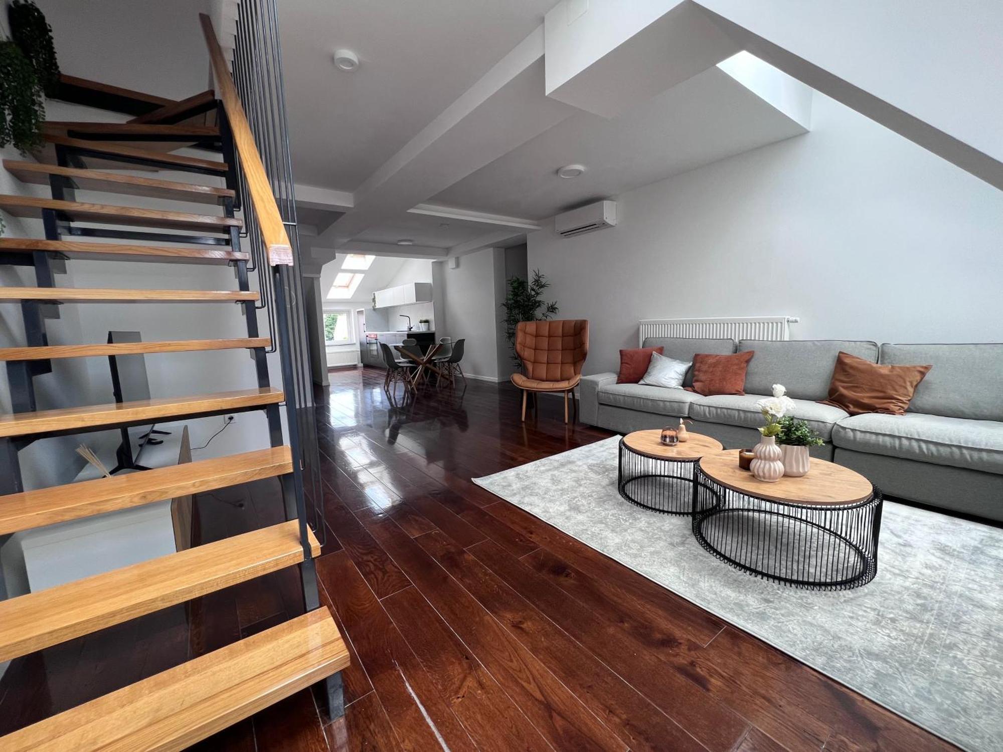 Cozy Loft Apartment In Zagreb Center Exterior foto